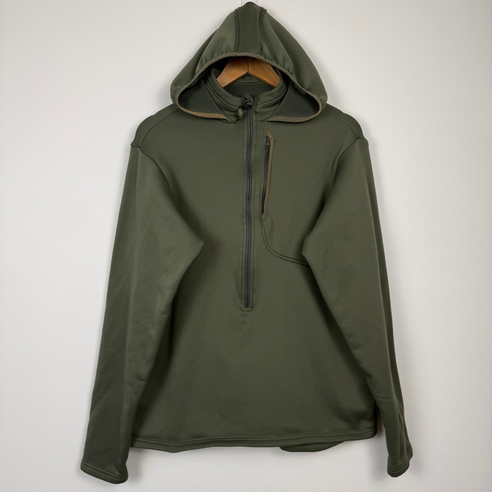 Propper Tactical Half Zip Fleece Hoodie Pullover Mens‎ Medium Green Outdoors